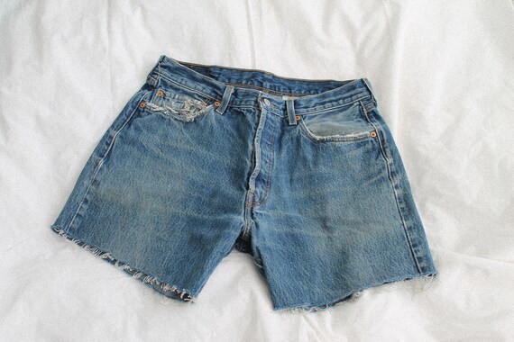 Vintage Jean Shorts/ Vintage Denim / High Waisted