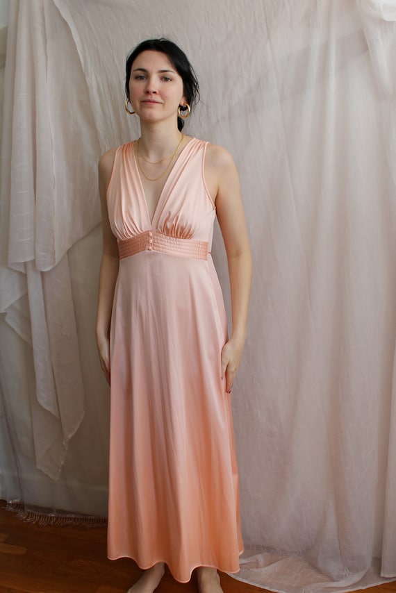 Vintage Slip Dress / Floor Length Dress / Maxi Dre