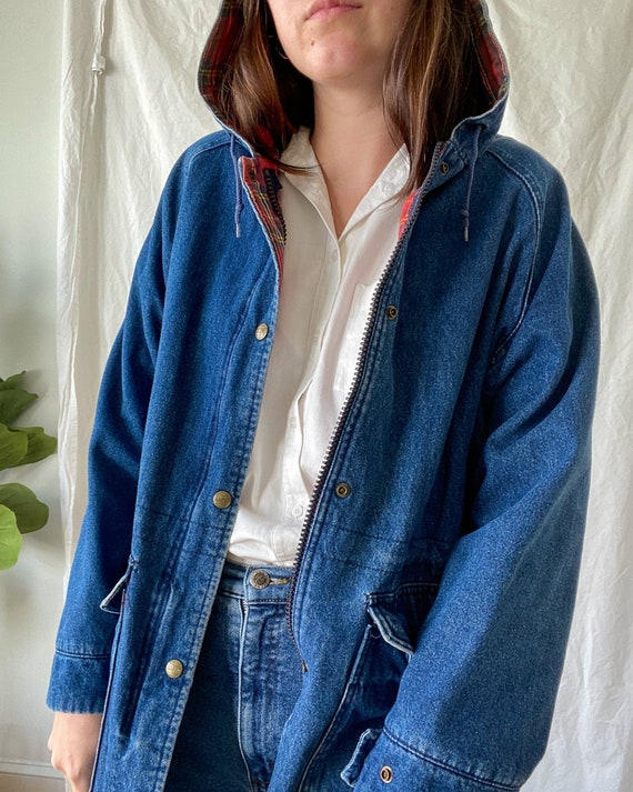 Vintage Denim Jacket/ 90s Fashion/ Jean Jacket/ Vi