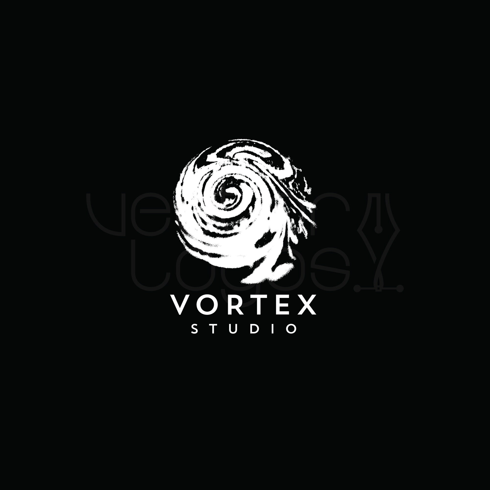 Vortex Logo Design + Customization, Multipurpose Logo, Art Event Logo ...