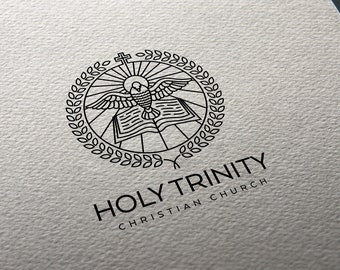 Church logo design + customization, Christianity logo, religious logo, spiritual logo, Christian logo, trinity  logo, minimalist logo