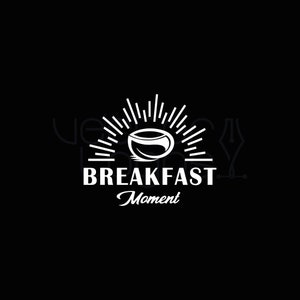 Breakfast logo design customization food logo food brand | Etsy