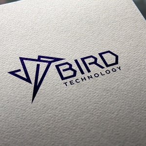 May include: A logo for a company called "BIRD TECHNOLOGY" with a stylised bird design in blue.