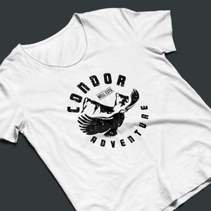 Condor emblem + customization, adventure emblem, condor logo, adventure logo, t-shirt emblem, clothing emblem, clothing logo, sport emblem