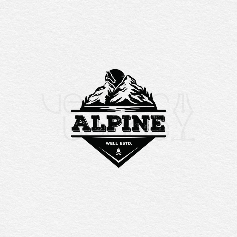 Clothing Logo Design + Customization, Fashion Logo, Alpine Logo ...
