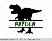 Download T Rex Monogram Svg T Shirt Design Instant Download Cricut Silhouette Files By Werk It Girl Supply Catch My Party