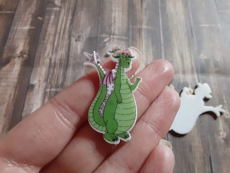 Hair Bow Centers Decoden Supplies Green Dragon Planar Resin