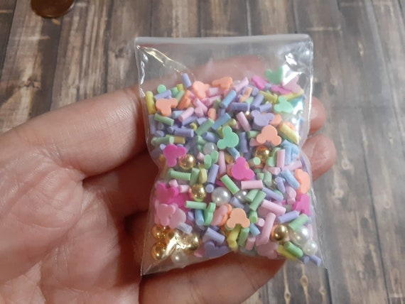 Polymer Clay Mouse Mix, Nail Art Flat Backs, Slime Sprinkles Il_570xn