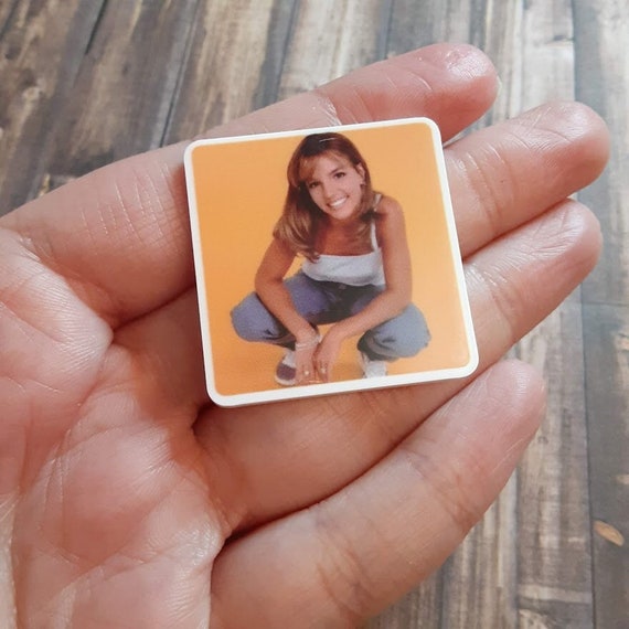 90s Britney Planar Resin, Hair Bow Centers, Decoden Supplies Il_570xn