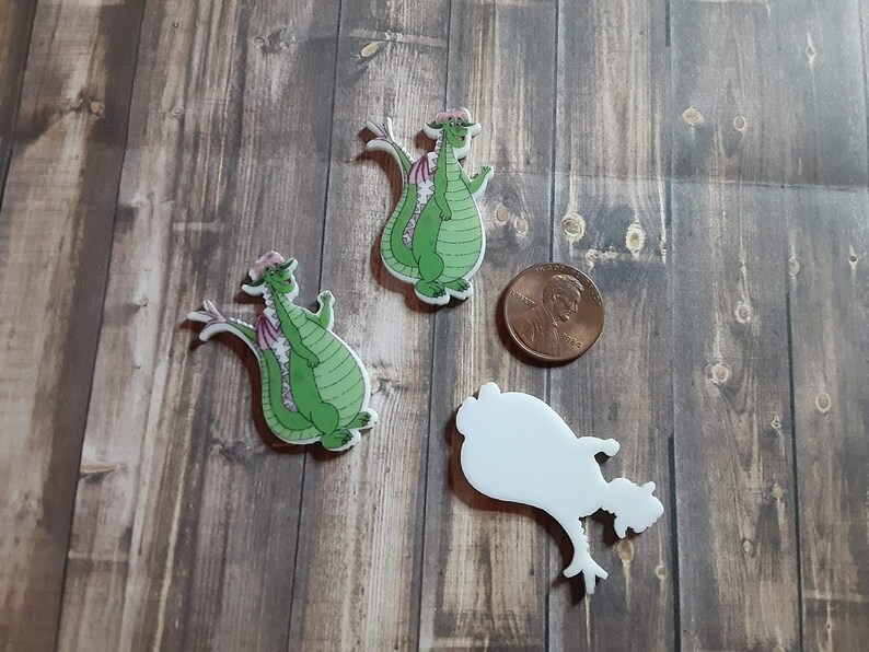 Hair Bow Centers Decoden Supplies Green Dragon Planar Resin