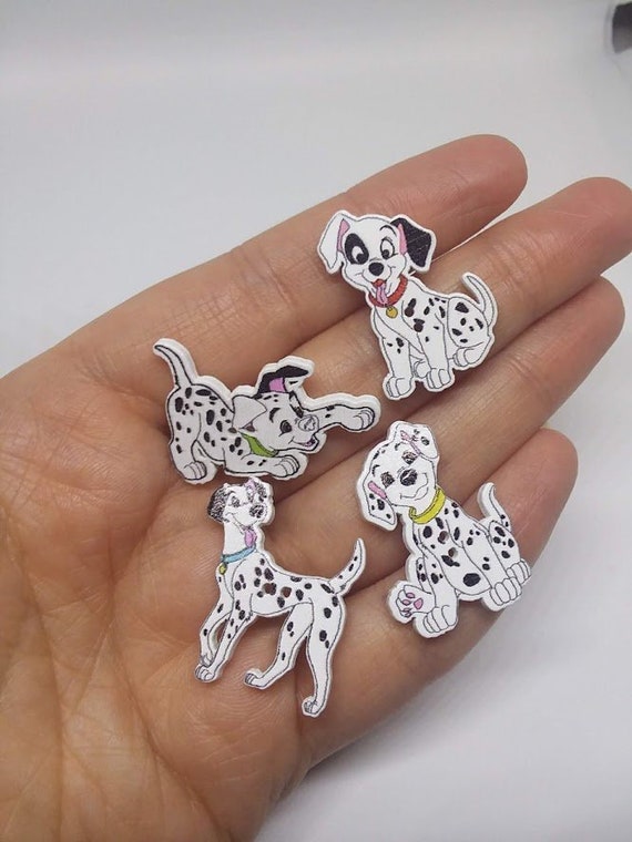 Wooden Dalmatian Buttons, Mixed Lot, 30mm Wood Pendants, Sewing Supplies Il_570xn