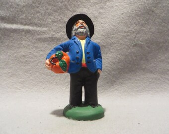 Santons Marcel Carbonel Number 2 7 Cm Size French Clay Etsy