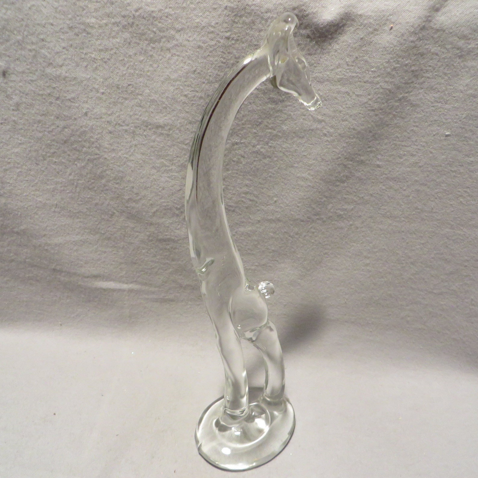 Vintage Heisey Glass Giraffe With Turned Head Etsy UK