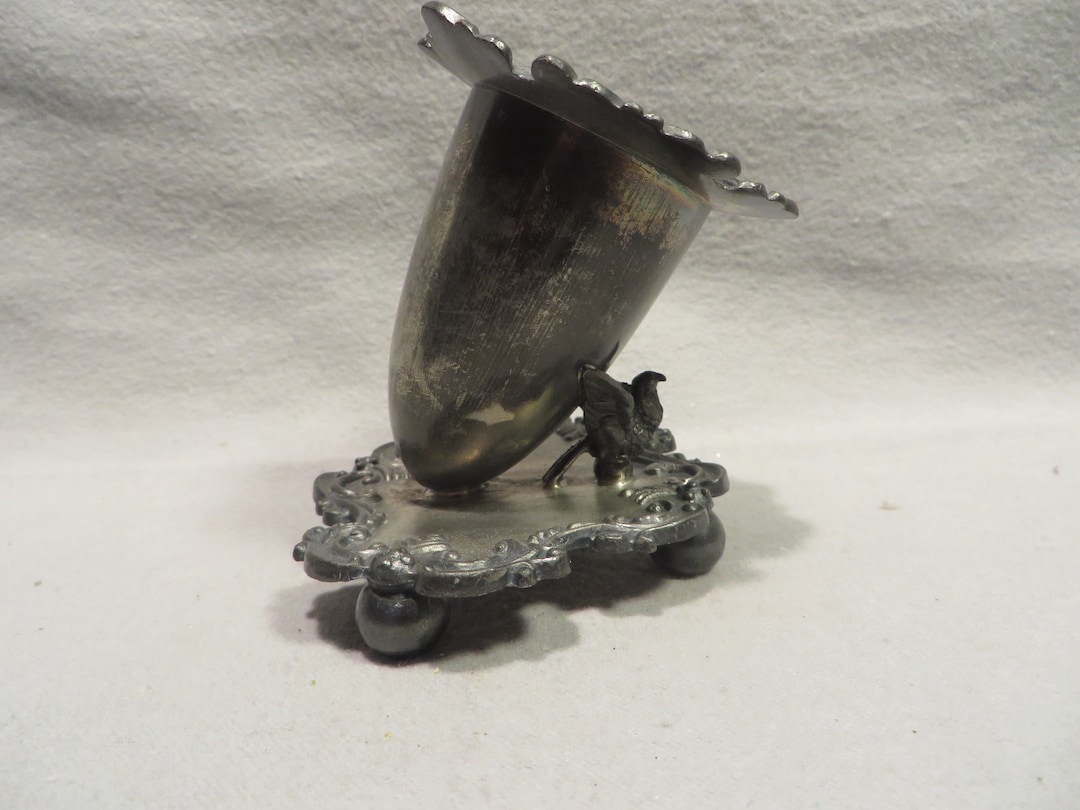 Antique Barbour Silver Co. Silver Plate Toothpick Holder With Etsy