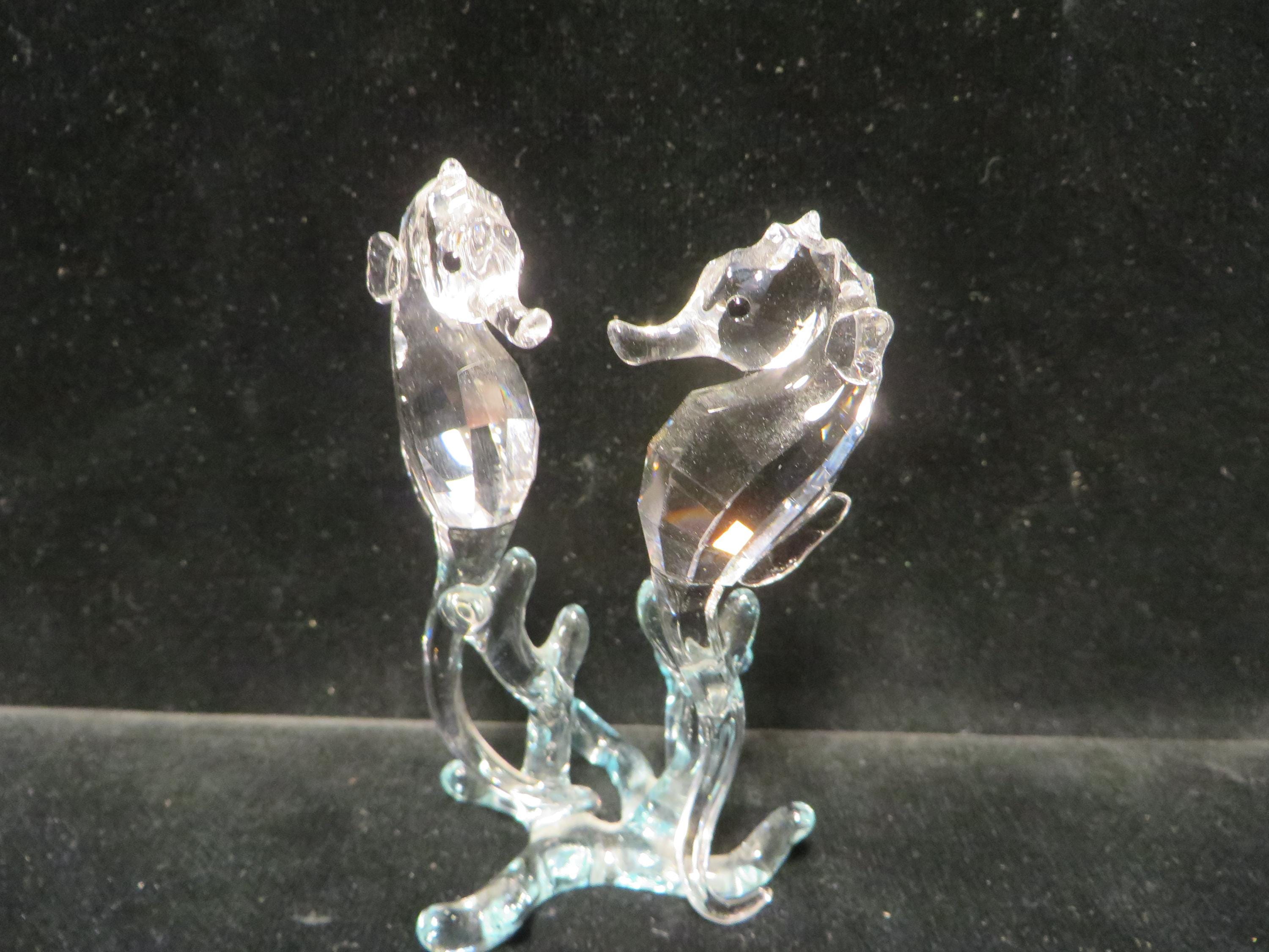 Vintage Swarovski Crystal Figurine #885589 - Pair of Sea Horses - Etsy