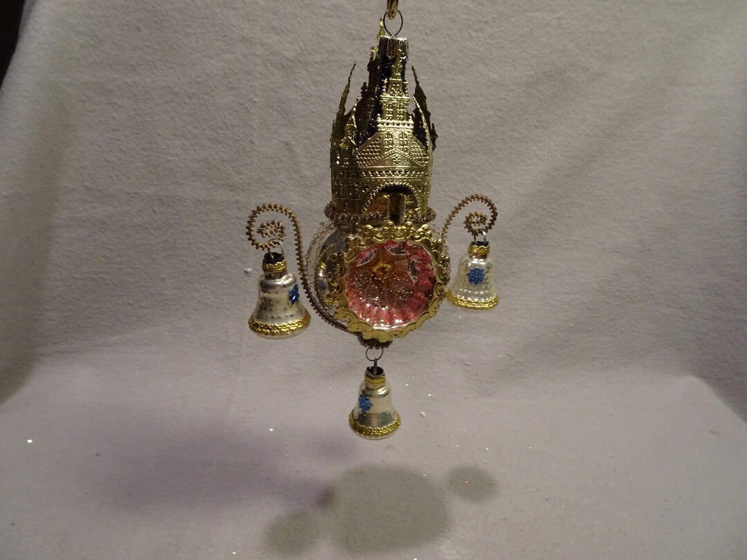 Vintage D. Blumchen & Company Blown Glass Victorian Whimsey Christmas