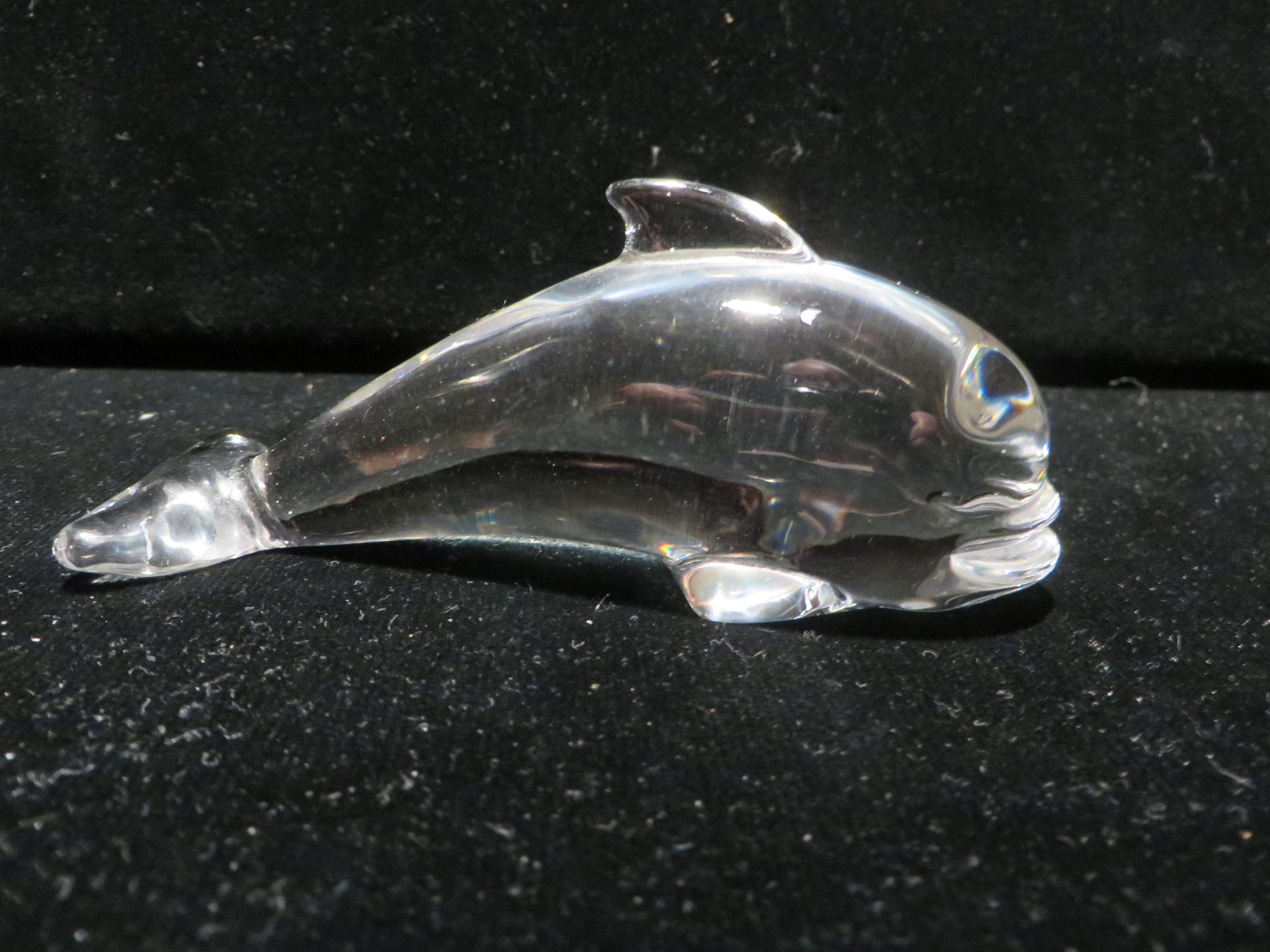 ハデランド社のクリスタルのオブジェ ヴィンテージ ノルウェー HADELANDのオパールクリスタルガラスの