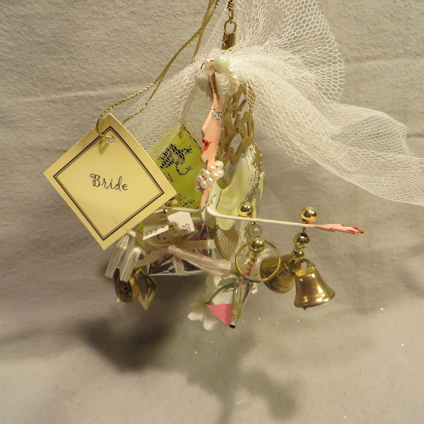 Vintage Sylvestri Karen Rossi Fanciful Flights Ornament - "Bride"