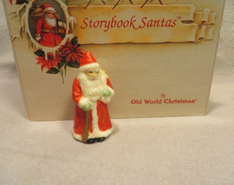 Vintage Old World Christmas Storybook Santa - "Father Christmas"