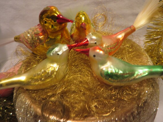 ⛰GlasFliesenmalerei 【Novembertag】 M.Horn Vintage KUNDO Kieninger Obergfell West Germany Anniversary