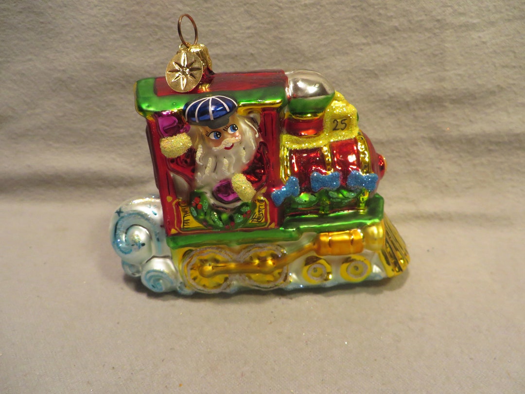 Vintage Christopher Radko Blown Glass Christmas Ornament - 3 1/2" North ...