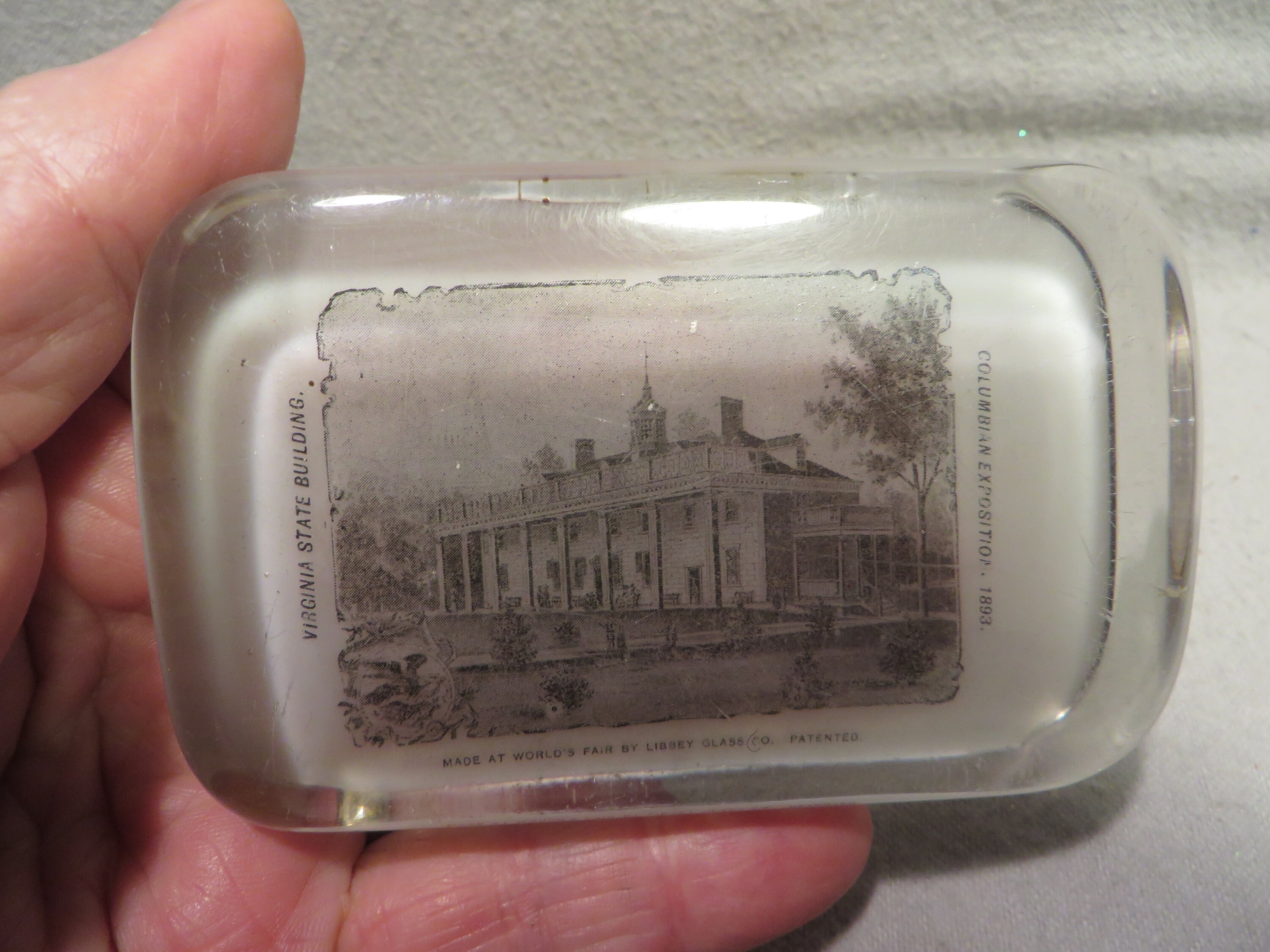 Antique 1893 World's Fair Libbey Glass 