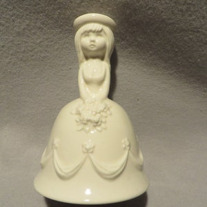 Vintage Goebel Girl Figurine Bell Marked With Goebel Mark #4 (1964-1972)