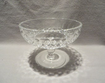 Vintage Waterford Crystal Footed Candy Dish