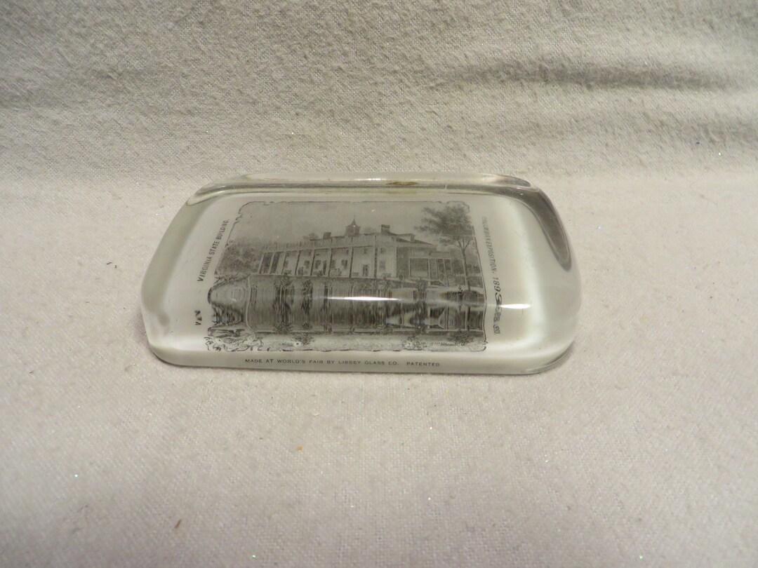Antique 1893 World's Fair Libbey Glass 