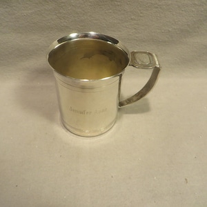 Vintage L.L. Co. Primans Sweden Silver Plate Child&#39;s Mug