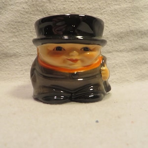 Vintage Goebel West Germany Porcelain Chimney Sweep Figural Egg Cup #3