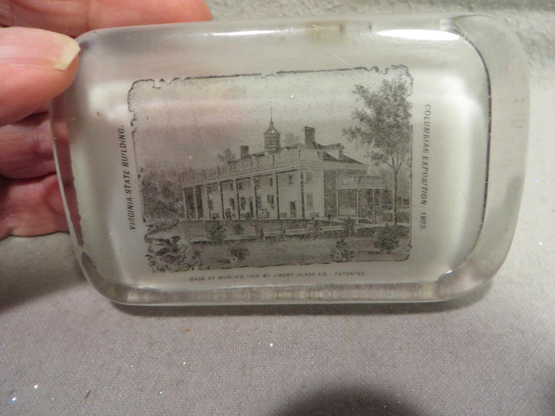 Antique 1893 World's Fair Libbey Glass 