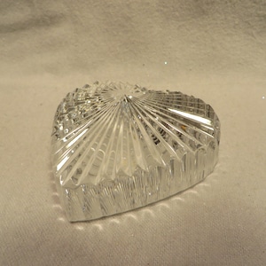 Vintage Waterford Crystal Hear Shaped Small Paperweight
