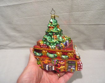 新品 DJ MINOYAMA Vintage Christmas 限定 レア Vintage Christopher Radko Blown Glass Christmas Ornament - Minuet