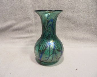 Vintage Adrian Sankey Art Glass Vase