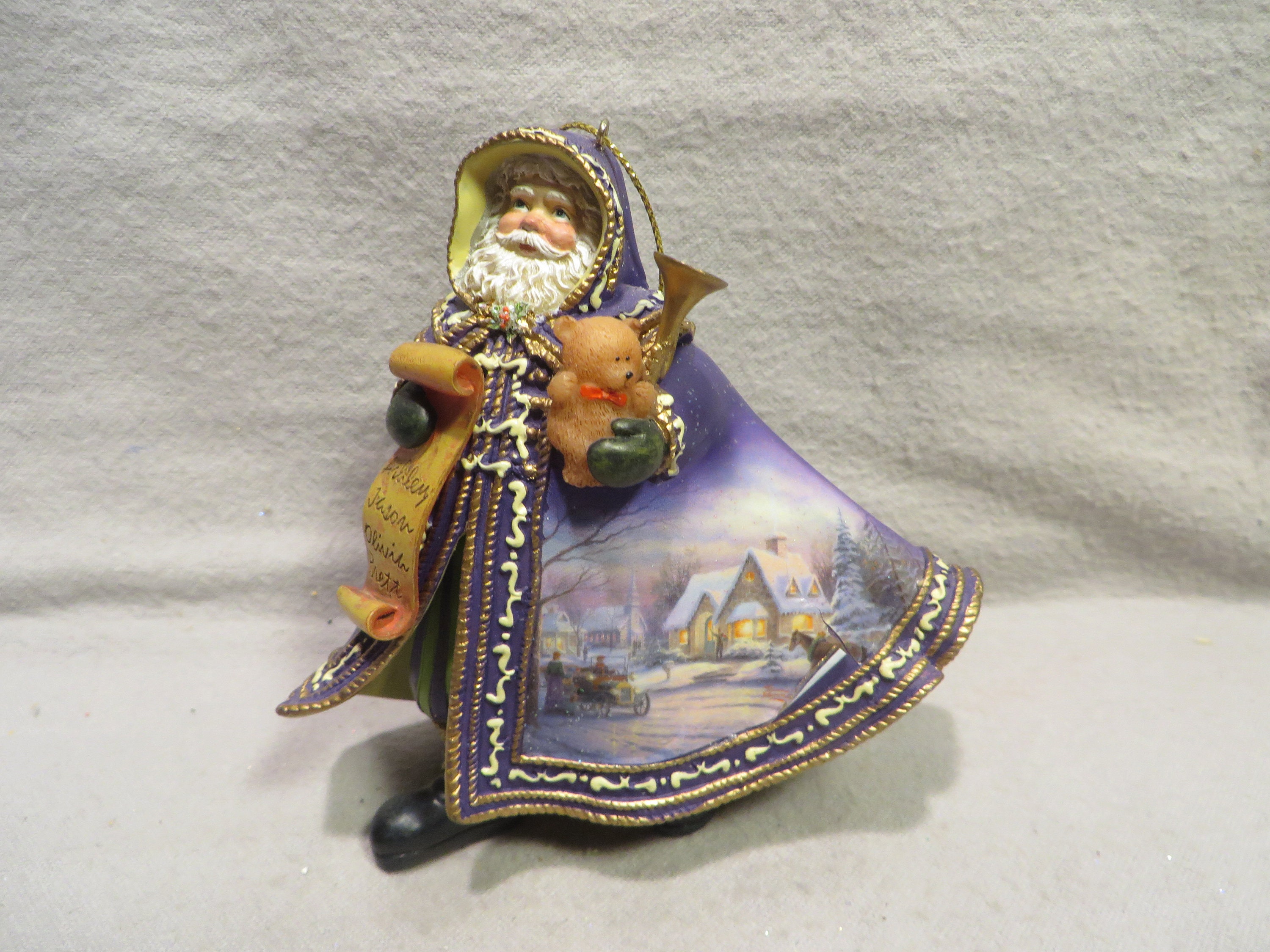 Vintage Thomas Kinkade Old World Santa Collection - Warm Holiday