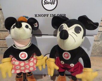 保管品】 シュタイフ Steiff Micky Mouse 1997 Dnaldson Blue