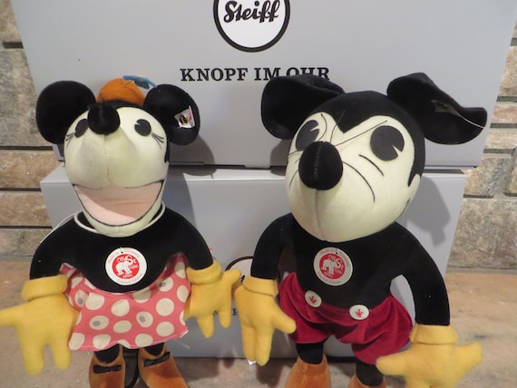 Steiff Disney Archives Limited Edition Mickey & Minnie Mouse Steiff Disney Archives Limited Edition Mickey & Minnie Mouse