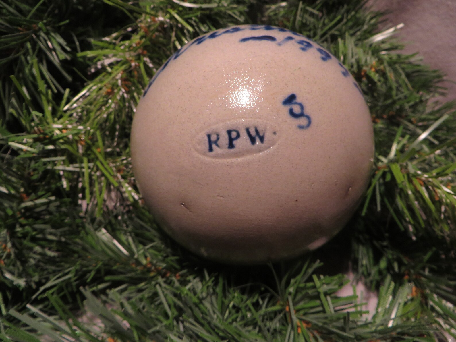 rowe pottery christmas ornaments