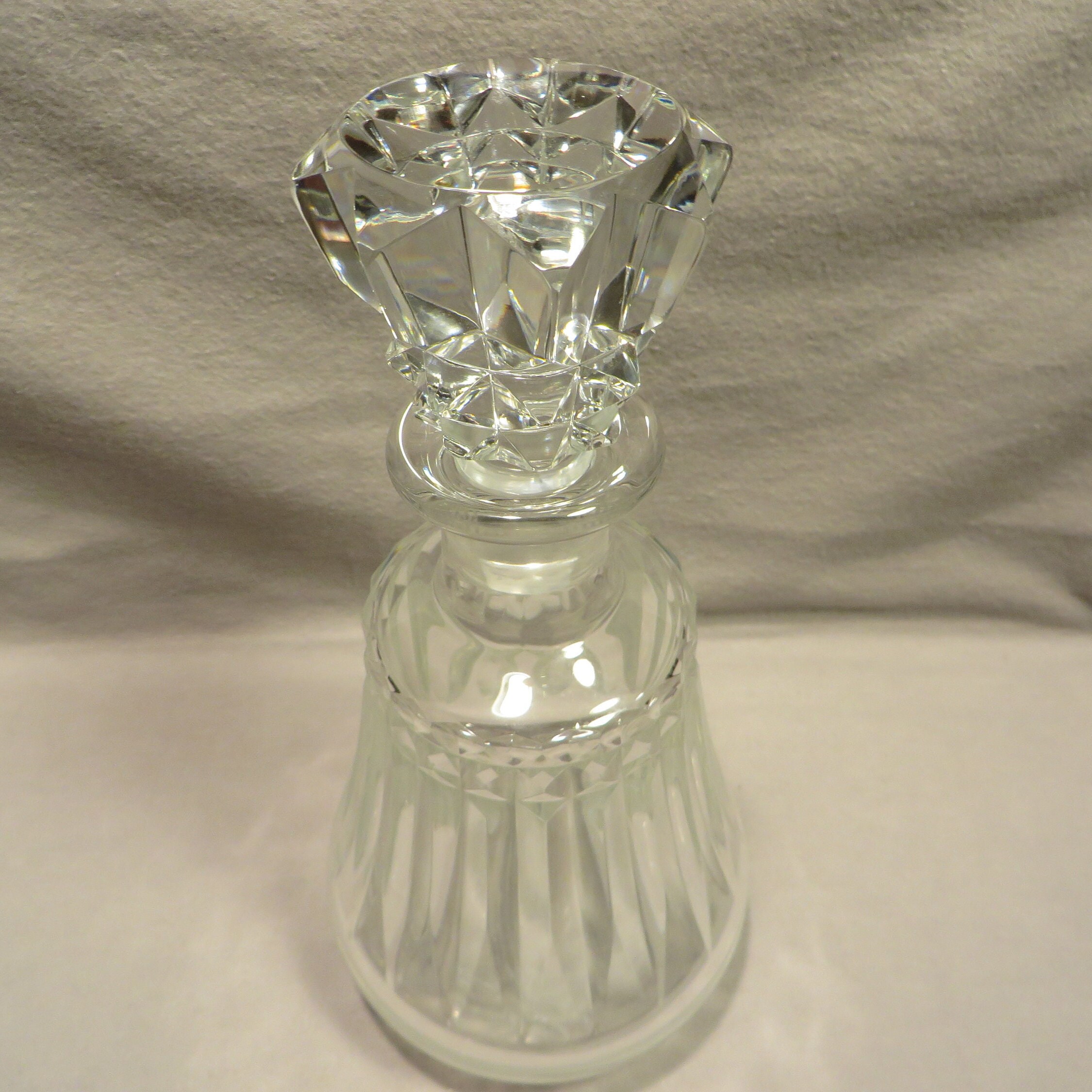 オールドBaccarat Crystal Bottle Holder Vintage Baccarat Crystal Piccadilly Decanter - Etsy