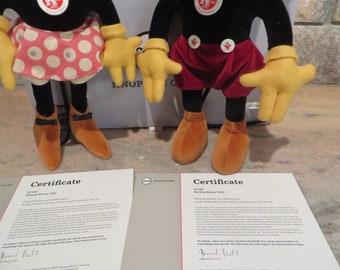 Steiff Disney Archives Limited Edition Mickey & Minnie Mouse Steiff Disney Archives Limited Edition Mickey & Minnie Mouse