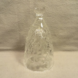 Vintage Dated 1995 Waterford Crystal &quot;Twelve Days of Christmas&quot; Bell - 12 Drummers Drumming