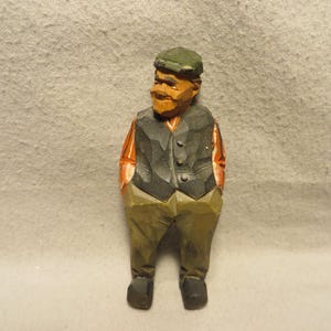 Vintage Gunnarsson Sweden Hand Carved Wood Figure - Etsy