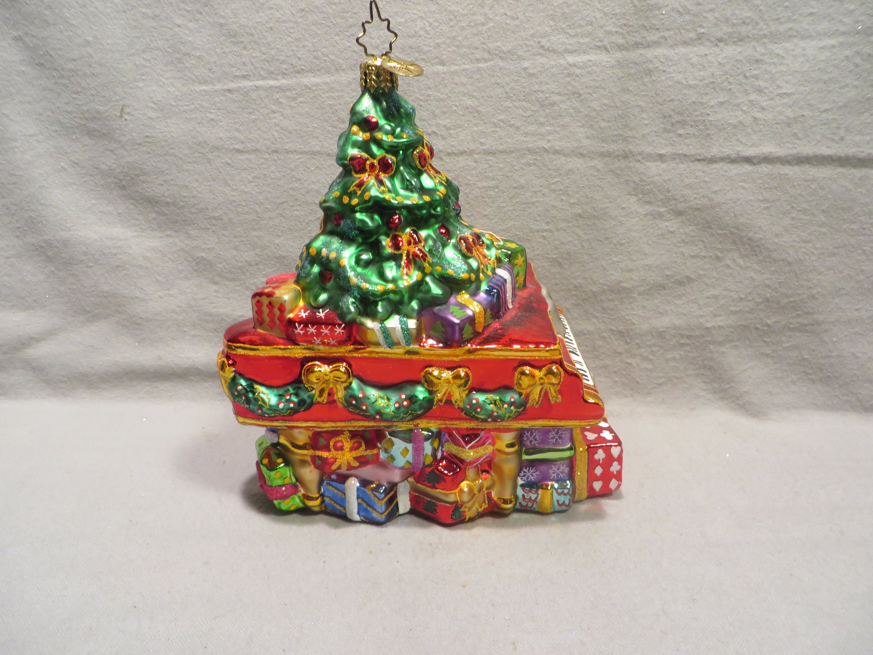 Vintage Christopher Radko Blown Glass Christmas Ornament - Minuet