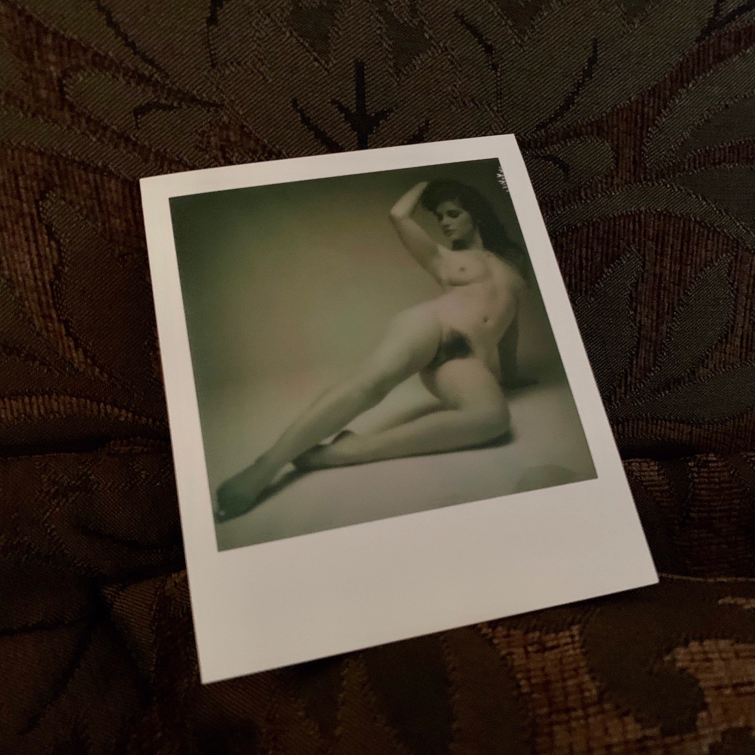 Single B/W Fine Art Nude Polaroid picture