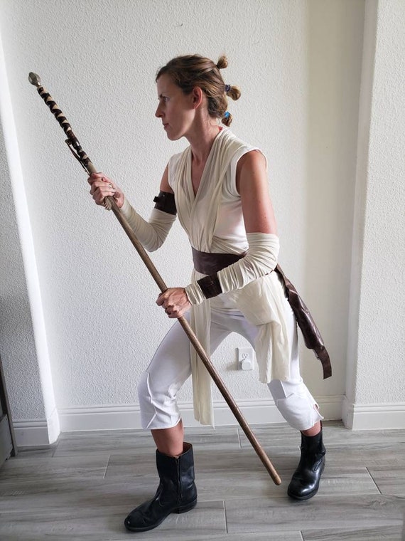 Star Wars 9 the Rise of Skywalker Rey Cosplay Costume Women 