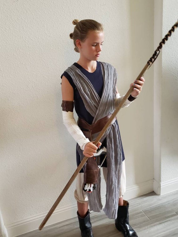 Star Wars 9 the Rise of Skywalker Rey Cosplay Costume Women 