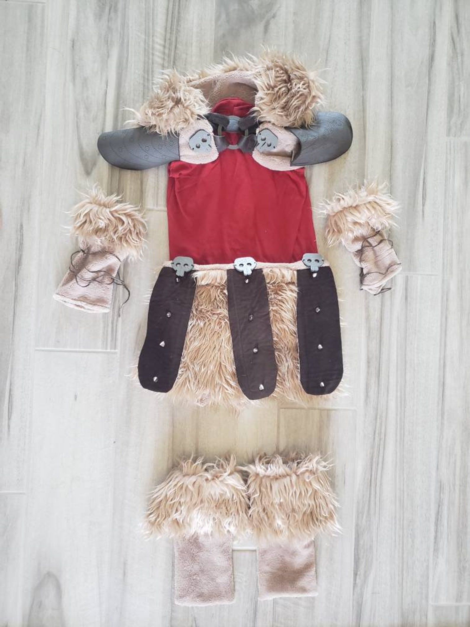 Viking Cosplay Girl Costume Girl Viking Costume Viking Etsy