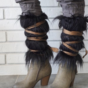 Enchanted' Faux Leather Leg Straps