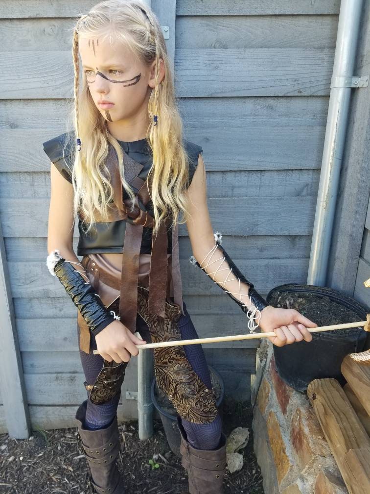 Viking Warrior Girl Viking Warrior Girl Halloween Costume - Etsy
